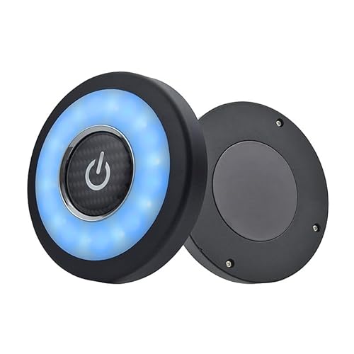 CiCixixi 3 Farbe Auto LED Nachtlicht Kofferraum Lichte, Magnetisch Dimmbar USB wiederaufladbar Licht für Car Schrank Wand Lager Wohnwagen Zimmer +1 X Atmosphäre Licht (Weiss/Kalt Weiss/Blau) von CiCixixi