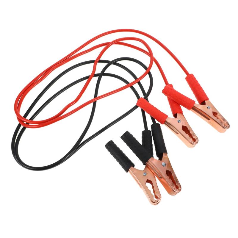 Ciieeo 1 Paar Batteriekabel mit Feuerkabel Kfz -Kabel Überbrückungskabel für Autobatterien Überbrückungsdraht Leistung werkzeug Pulloverkabel Kfz-Boosterkabel Kupfer Black von Ciieeo