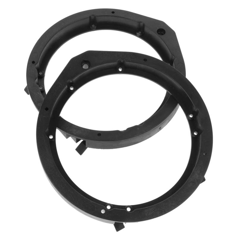 Ciieeo 1 Paar Lautsprecherpad Fahrzeug Auto-Lautsprecher-Adapter Autoradio Autosprecher Adapterring für Autolautsprecher Austausch des Lautsprecheradapters Plastik Black von Ciieeo