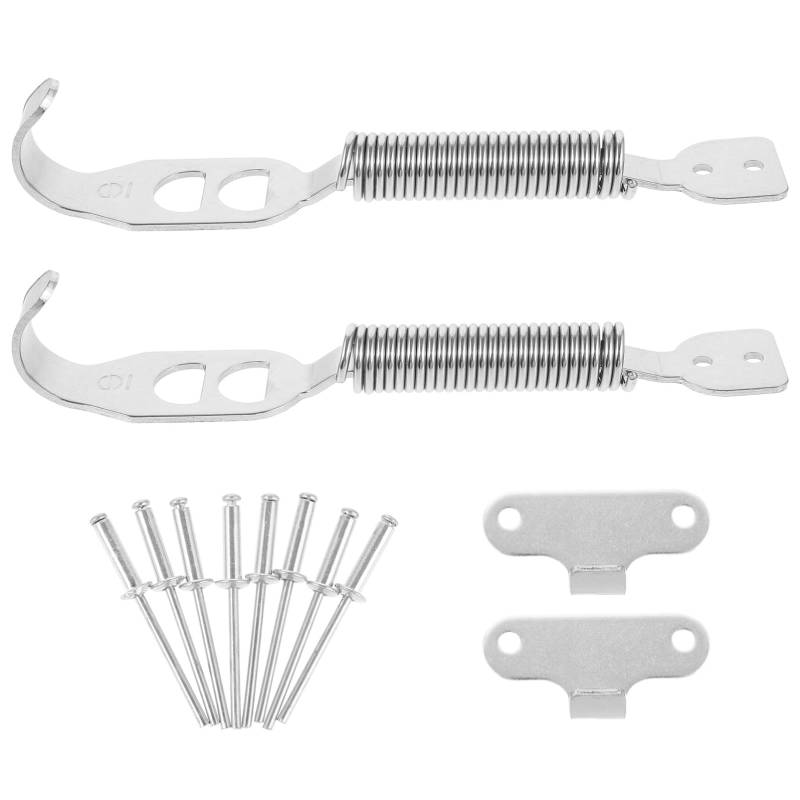 Ciieeo 1 Satz Racing-Exterieurzubehör Haube Auto-Exterieur-Zubehör Rostfreier Stahl Silver von Ciieeo