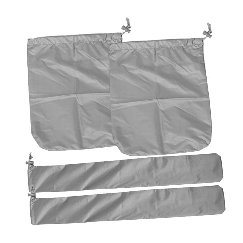 Ciieeo 1 Satz Wischerabdeckung Regen Rückansicht Fenster Autobildschirmabdeckung Visier Spiegelabdeckung Auto Winterzubehör Abdeckungen für Scheibenwischer Polyester Grey von Ciieeo