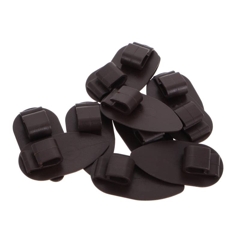 Ciieeo 10 Stück Autoteppichunterlage Auto-Fußmatten-Clips Auto-Fußmattenhalter Universal-Clips für Auto-Fußmatten Schnallen für Automatten Halter für Autofußmatten Plastik von Ciieeo