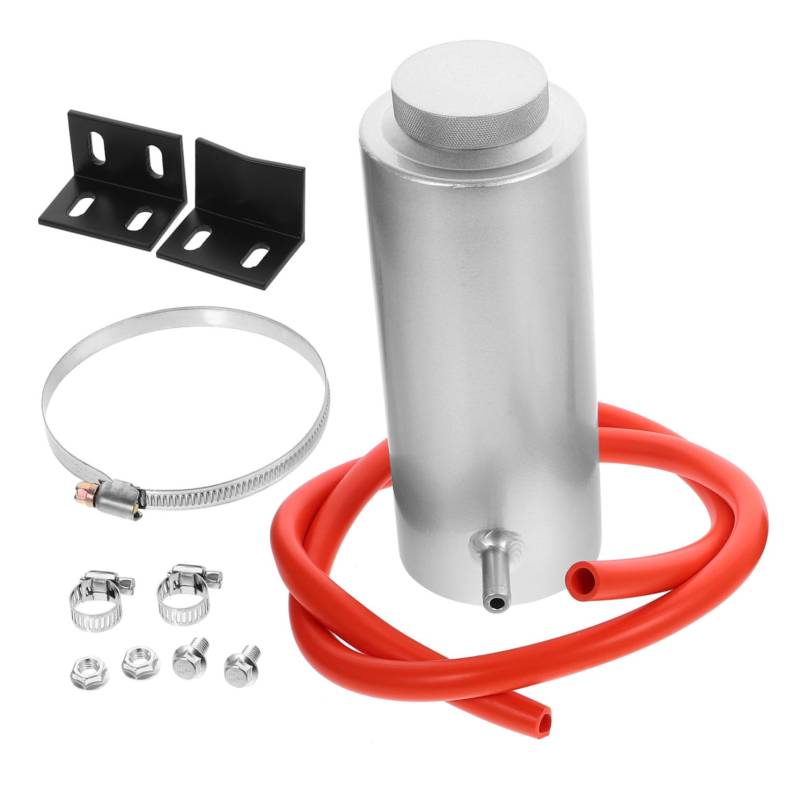 Ciieeo 1Satz Kühlerbehälter Für Autos Überlauftank Kit Universeller Kühlmittelbehälter Mit Geschlossener Kappe Einfache Montage Für Fahrzeuge von Ciieeo