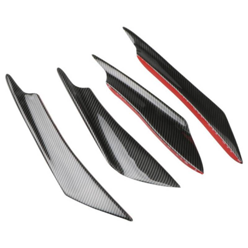 Ciieeo 1Satz Professioneller Carbonfaser Stoßfänger Spoiler Universeller Frontsplitter Für Autos Und Langlebig Für Tuning Projekte von Ciieeo
