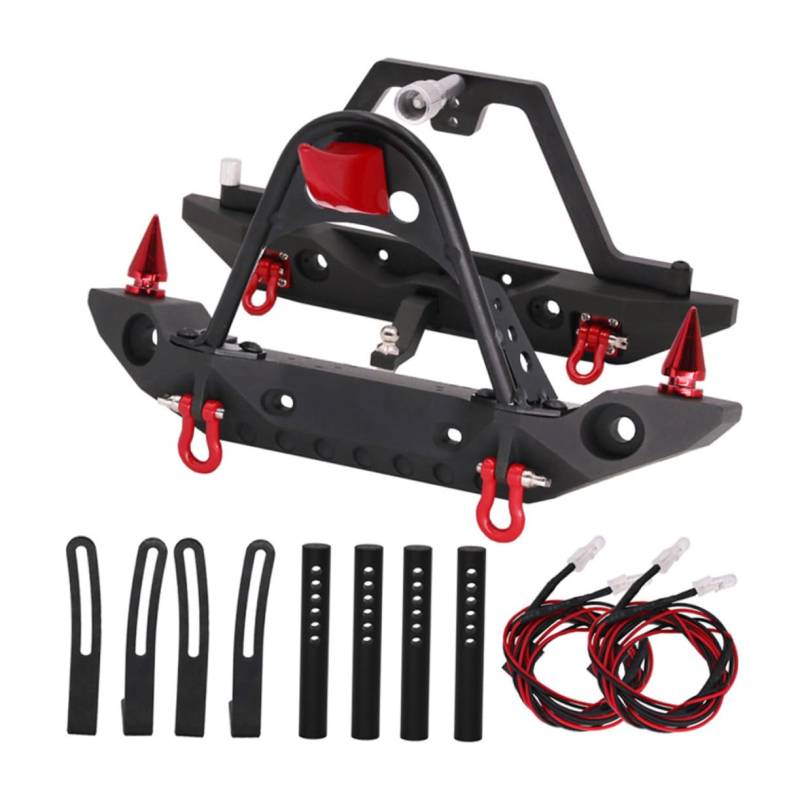 Ciieeo 1Satz Rc Crawler Stoßfänger aus CNC Metall Vorder und Hinterbumpers für Rc Autos Wie Ii Leicht von Ciieeo