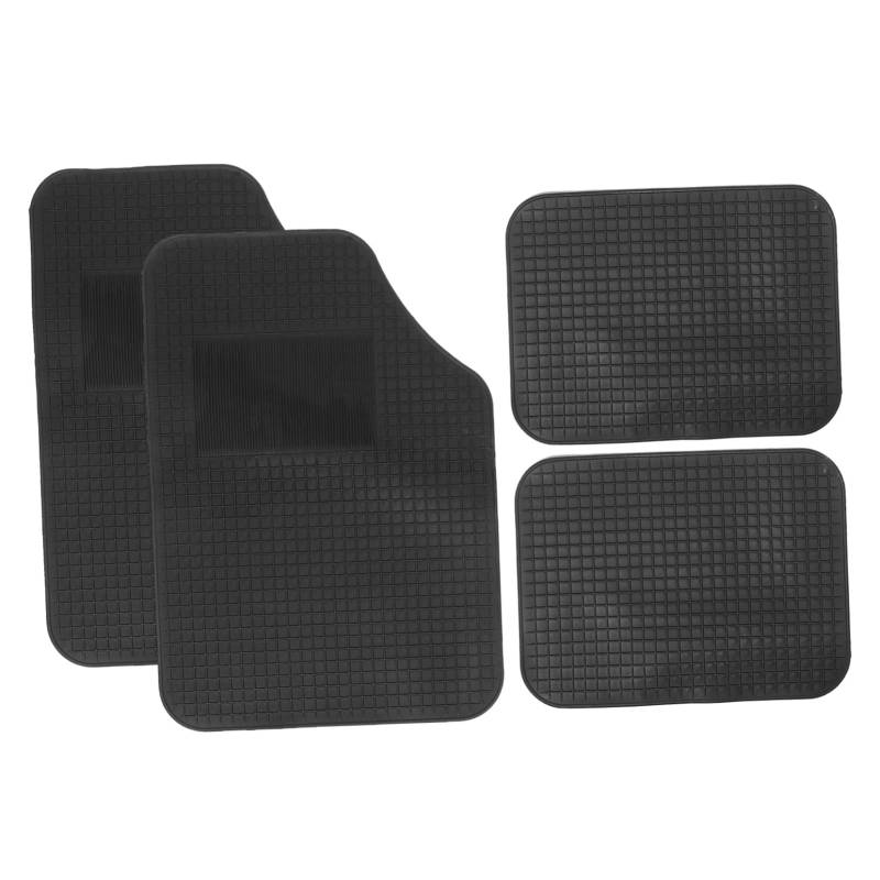 Ciieeo 2 Sätze Auto Bodenmatte Automatten Auto-fußmatten Kfz-fußmatten Fußmatten Für Fahrzeuge Fußmatten Für Autos Autozubehör Auto Bodenschutzmatte PVC Black von Ciieeo
