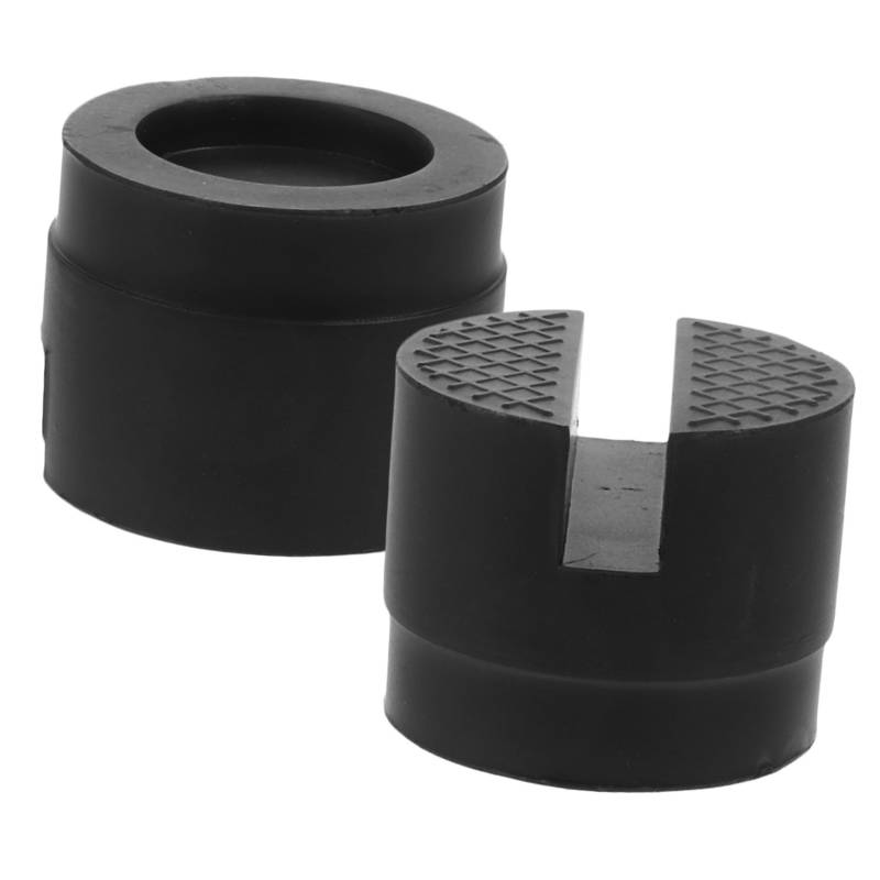 Ciieeo 2 Stück Buchsenblock Wagenheberauflage Trolley-Jack-Pad Oberes Polster für Wagenheber Jack-Pads Fahrzeughebebühnen Bodenheberauflagen Klinkenpad-Adapter Gummi Black von Ciieeo