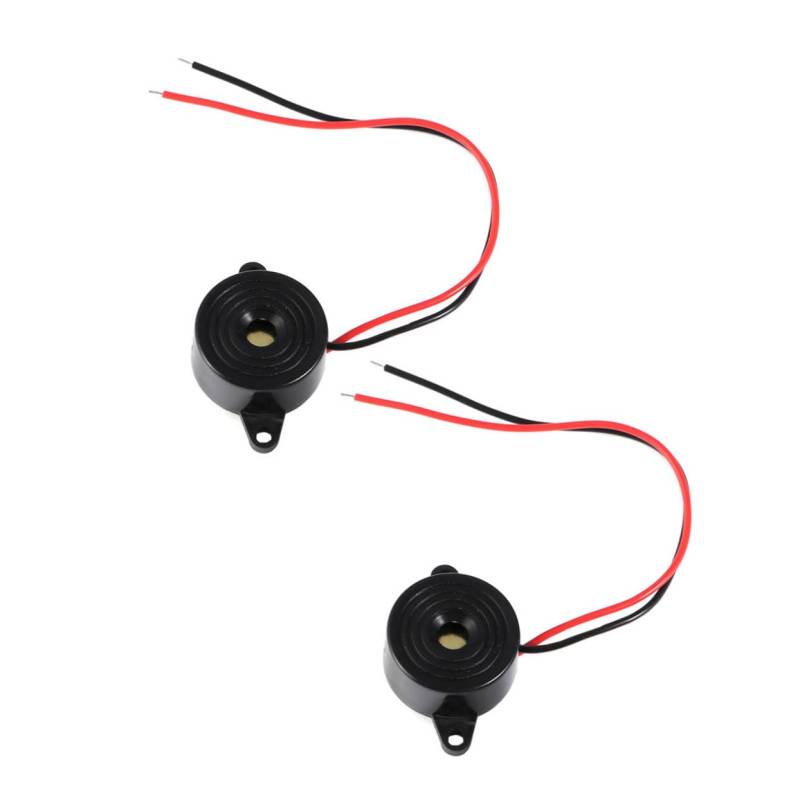 Ciieeo 2 Stück Summerspannung Piezoelektrischer Generator Piezoscheiben Wandler Mechanische Komponenten Piezo Piepser Piezo Lautsprecher Vibrationsmotor Schlüsselanhänger Alarm Piezo von Ciieeo