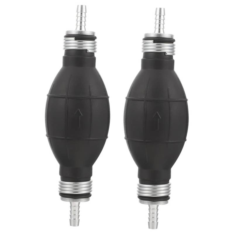 Ciieeo 2 Stücke Flüssigkeitsabsauger Automobil ölpumpe kraftstoffpumpe Handpumpe Flüssigkeitstransferpumpe flüssigkeitspumpe Heberpumpe für Benzin Benzinübertragungspumpe Edelstahl Black von Ciieeo