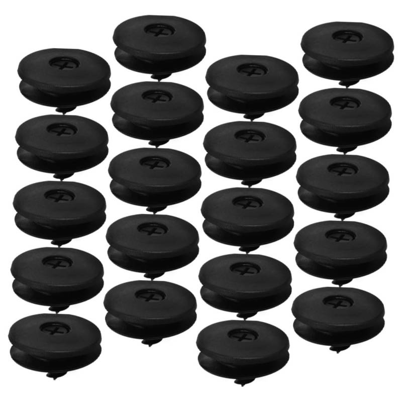 Ciieeo 20 Stück Auto Teppich Schnalle Reparatur Von Autosmatten Automatten-Clip Autoteppich-Clips Teppichclips Teppichbefestigungsclip Teppichpolsterclips Black Plastik von Ciieeo