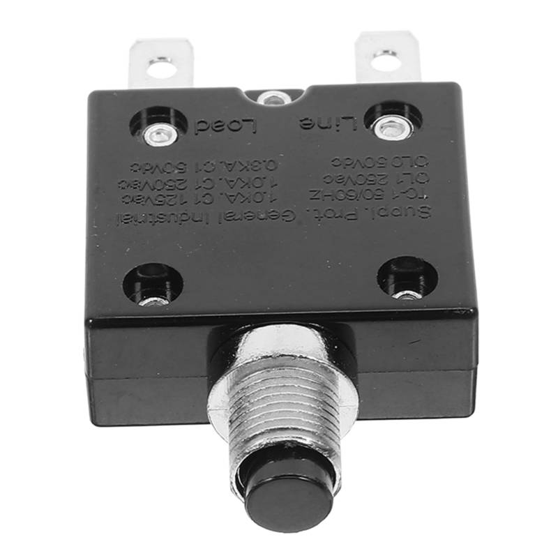 Ciieeo 250V Druckknopf Schutzschalter Manuell Zurücksetzbarer Leistungsschalter für Auto Elektrogeräte Ac Dc Überlastschutz und Zuverlässige von Ciieeo