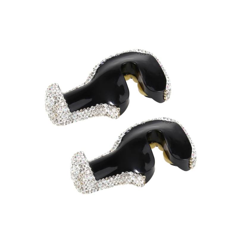 Ciieeo 2Stücke Kristall Rhinestone Auto Kopfstützenhaken Drehbare Aufhänger für Sitzlehnen Multifunktionale Aufbewahrungslösungen für Handtaschen Regenschirme und Mehr für Einen von Ciieeo