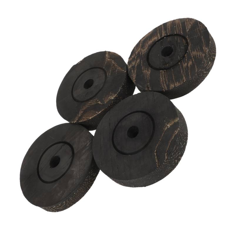 Ciieeo 4 Stück Anti-Rutsch-Gummi-Pad Hi Jack Unterlage Stand Schlüssel für Pads Fahrzeughebebühnen Gummi-Wagenheber-Pad-Adapter Klinkenpad-Adapter Bodenheberauflage Black von Ciieeo