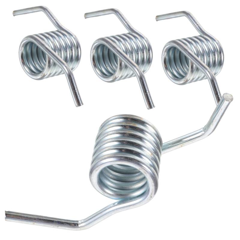 Ciieeo 4 Stück Wagenheber Federn Horizontal Für Bodenheber Schwer Hydraulische Jackteile Frühling Aluminiumbuchse Rückholfedern Ersatz Automobil Zurückkehren Eisen Silber von Ciieeo