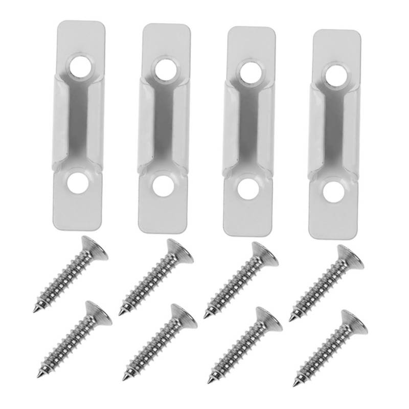 Ciieeo 4 Stück Zubehör für Fensterschlösser Beschläge für Schiebefenster Hardware für Schiebefenstersperre Fensterschlossteile Schiebefensterschloss Zinklegierung Silver von Ciieeo