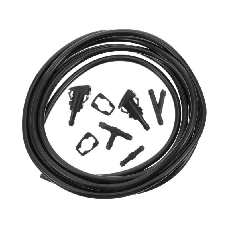 Ciieeo 6 Teiliges Wassersprühschlauch Set Wischerschlauch Düsenwaschschlauch Reparaturset Schlauchverbinder Scheibenwaschschlauch Auto Sprühdüse Scheibenwaschdüsen Reparaturset von Ciieeo
