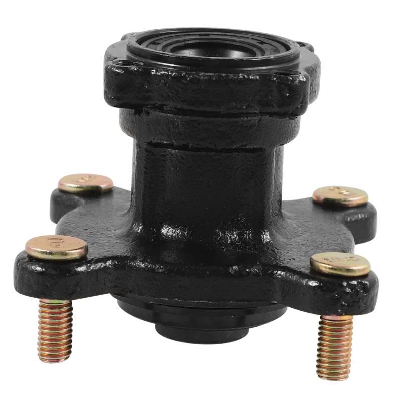 Ciieeo Atv Vorderradflansch Go Cart Achse Radnabe Vorderradnabe Radnabe Für Go Karts Felge Achsnabe Go Kart Naben Achsnabe Für Atv Radnaben Achsnabe Atv Eisen Schwarz von Ciieeo
