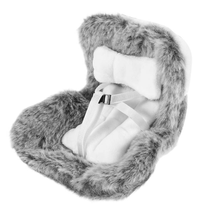 Ciieeo Auto-Luftauslass-Dekoration Kawaii-Autozubehör Mini -Stuhl für die Autodekoration auto lüftungs dekoration süßes mädchenhaftes Autozubehör Plüsch Grey von Ciieeo