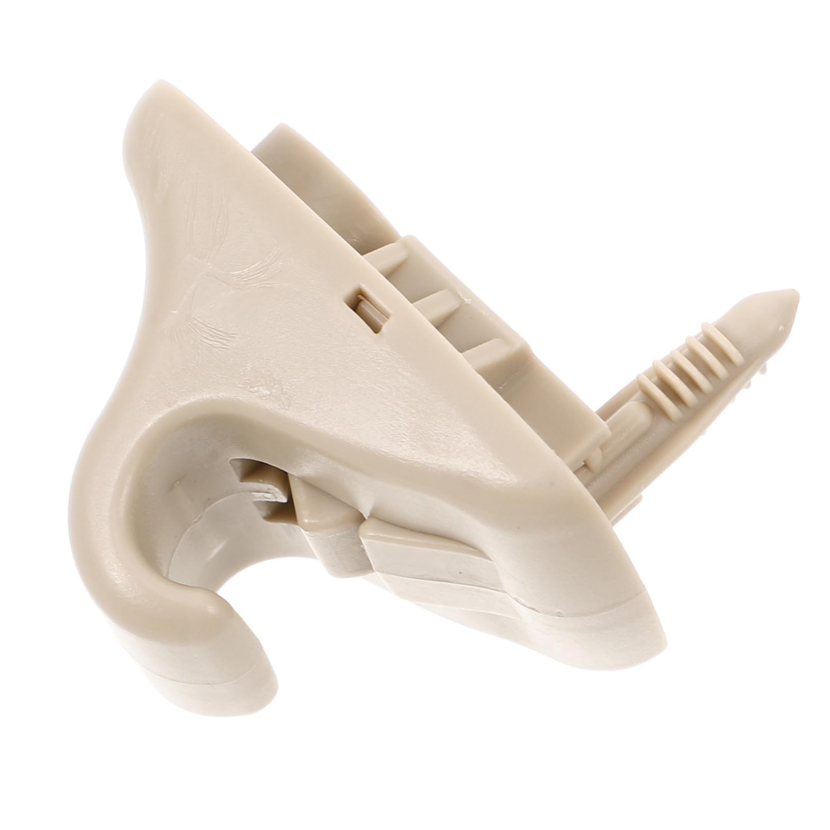 Ciieeo Auto Sonnenblendenhalter Beige Universeller Clip für Sonnenblenden Langlebige Hakenhalterung Schutz Passend für Verschiedene Fahrzeuge für Sicheren Halt von Ciieeo