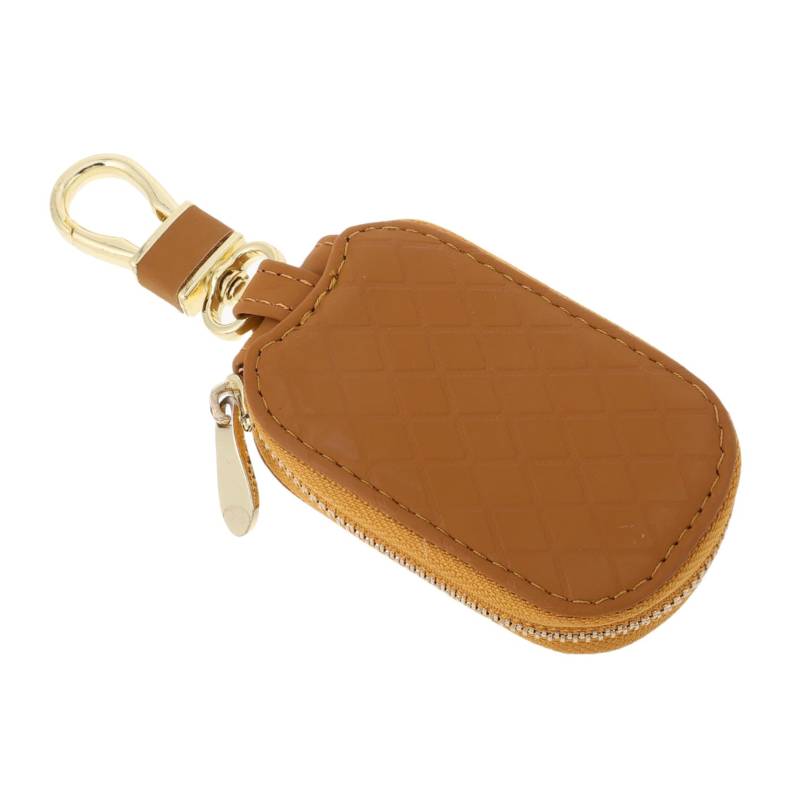Ciieeo Autoschlüsselschnalle Auto-Fob-Fall Autoschlüsselhülle Schutz für Schlüsselanhänger Autoschlüsselschutz Schlüsseltaschen Autoschlüsselabdeckung Zinklegierung Brown von Ciieeo