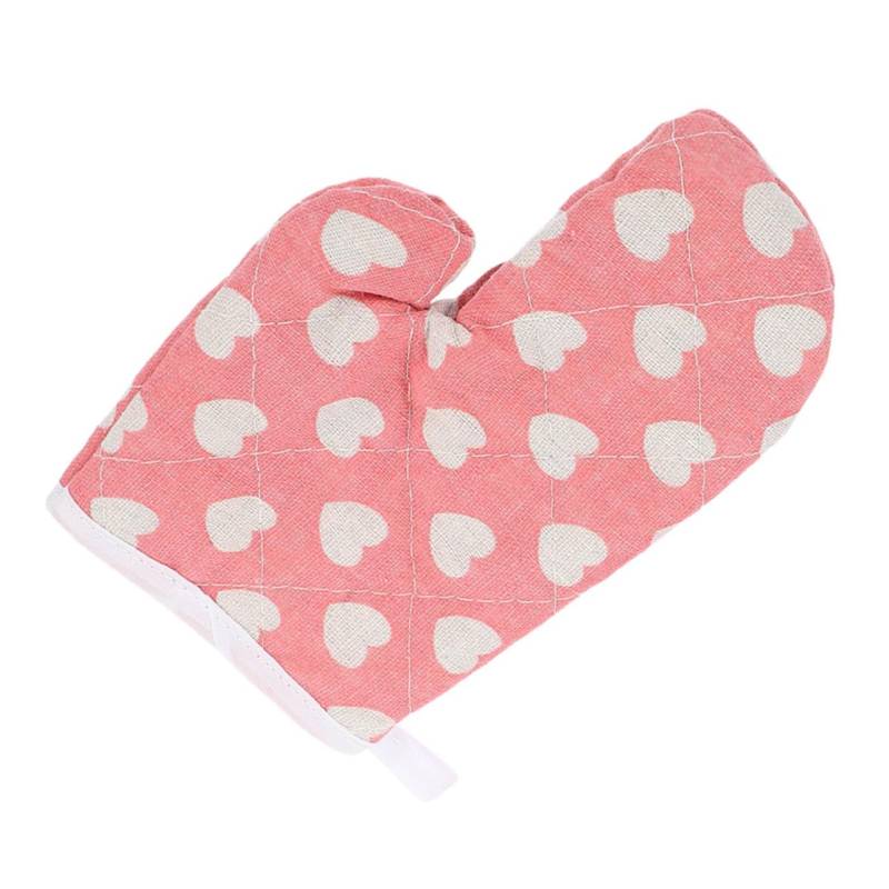 Ciieeo Backhandschuhe Ofenhandschuhe Für Hitzebeständige Handschuhe Küchenhandschuhe Für Backofen Topflappen Ofenhandschuhe Für Die Küche Rosa Baumwolle von Ciieeo