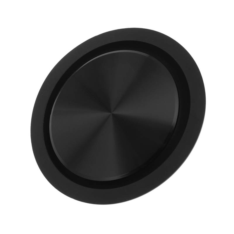 Ciieeo Bassmembran Vibrationsstrahler Fahrzeugversorgung Lautsprecher-Membranplatte Bass-Vibrationsmembran Vibrationsplatte Auto-Lautsprechermembran Gummi -Metall Black von Ciieeo
