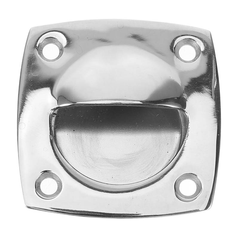 Ciieeo Edelstahlgriff schwer Bronze verriegeln Griffe Hebel Yacht Bootsdeckverriegelung Lukenriegel für Boote Bootsriegel bündige Lukenverschlüsse Rostfreier Stahl Silver von Ciieeo