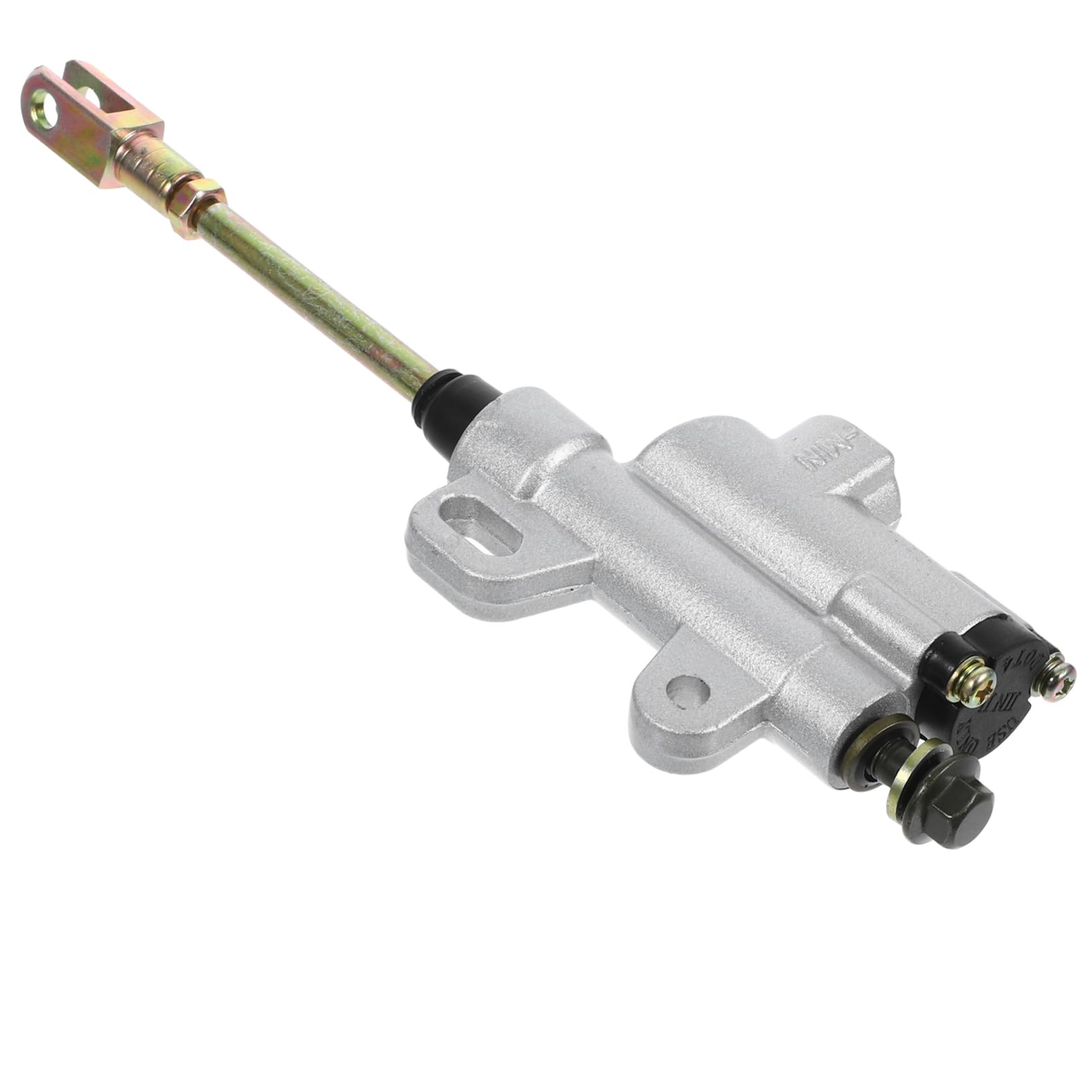 Ciieeo Hydraulische Bremspumpe Meister Hydraulikzylinder Rückseite Hauptbremszylinder hinten Hinterer Bremszylinder Bremspumpenzylinder ATV-Hauptzylinder Metall Silver von Ciieeo