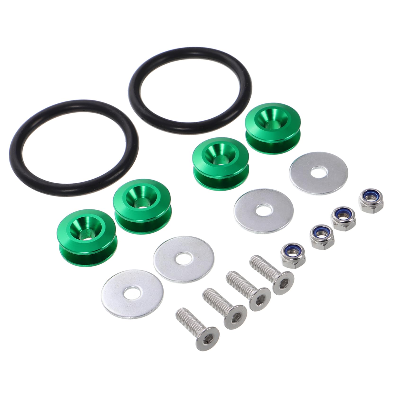 Ciieeo Kfz Schnellverschluss Stoßstangenclips Gummiringe Dichtungen Muttern Grüne Halteklammern für Auto Universelle Kompatibilität für Vorder Ciieeo Kfz Schnellverschluss Stoßstangenclips Gummiringe Dichtungen Muttern Grüne Halteklammern für Auto Universelle Kompatibilität für Vorder von Ciieeo
