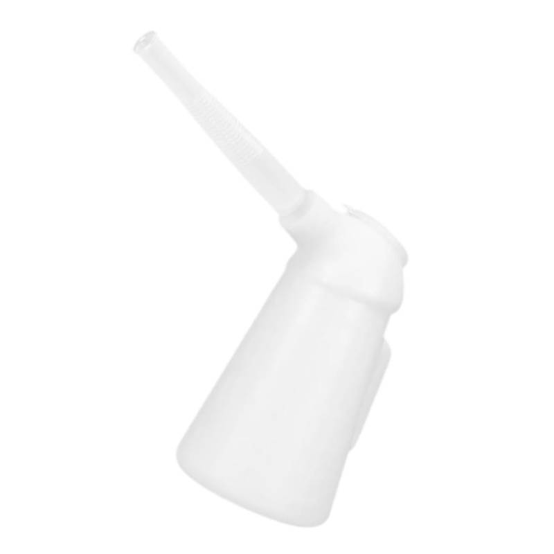 Ciieeo Tanktopfspender Autopumpe Öler Ölmessbehälter Autotank Fahrzeugpumpe Öler Autoölkanne Schmierölflasche Schmierölkanne Flasche Weißer Kunststoff von Ciieeo