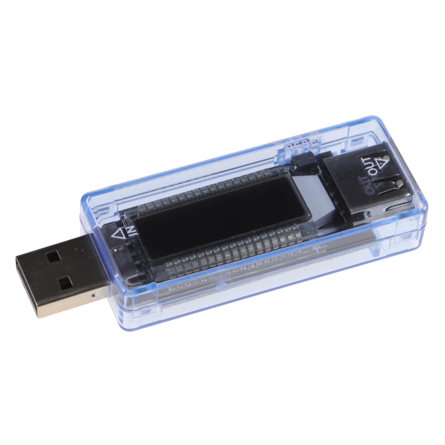 Ciieeo USB Spannungs Und Stromtester Mit LCD Display Tragbarer USB Voltmeter Für Präzise Messungen Von Strom Und Spannung Für USB Geräte Und Testzwecke Transparent Ciieeo USB Spannungs Und Stromtester Mit LCD Display Tragbarer USB Voltmeter Für Präzise Messungen Von Strom Und Spannung Für USB Geräte Und Testzwecke Transparent von Ciieeo