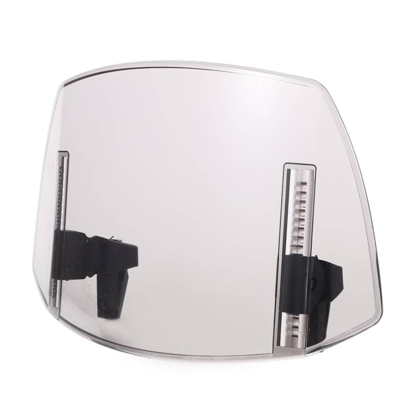 Ciieeo Universal Motorrad Windschutzscheibe Ersatzscheibe Für Motorrad Dreirad Windschutzscheibe PC Motorrad Windschutzscheibe Hellgrau Metall von Ciieeo