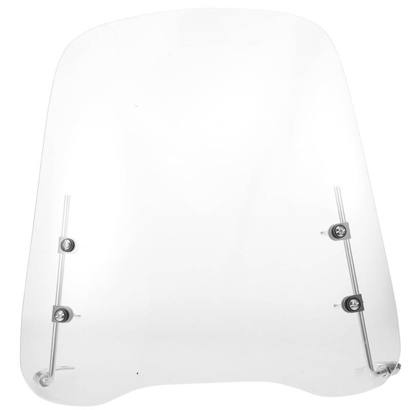 Ciieeo Windschutzscheibe Motorrad Windabweiser Groß Bildschirm Motorrad Versorgung Motorradteil Motorradzubehör Windablenktor Windschott Für Motorrad Transparent Stk von Ciieeo