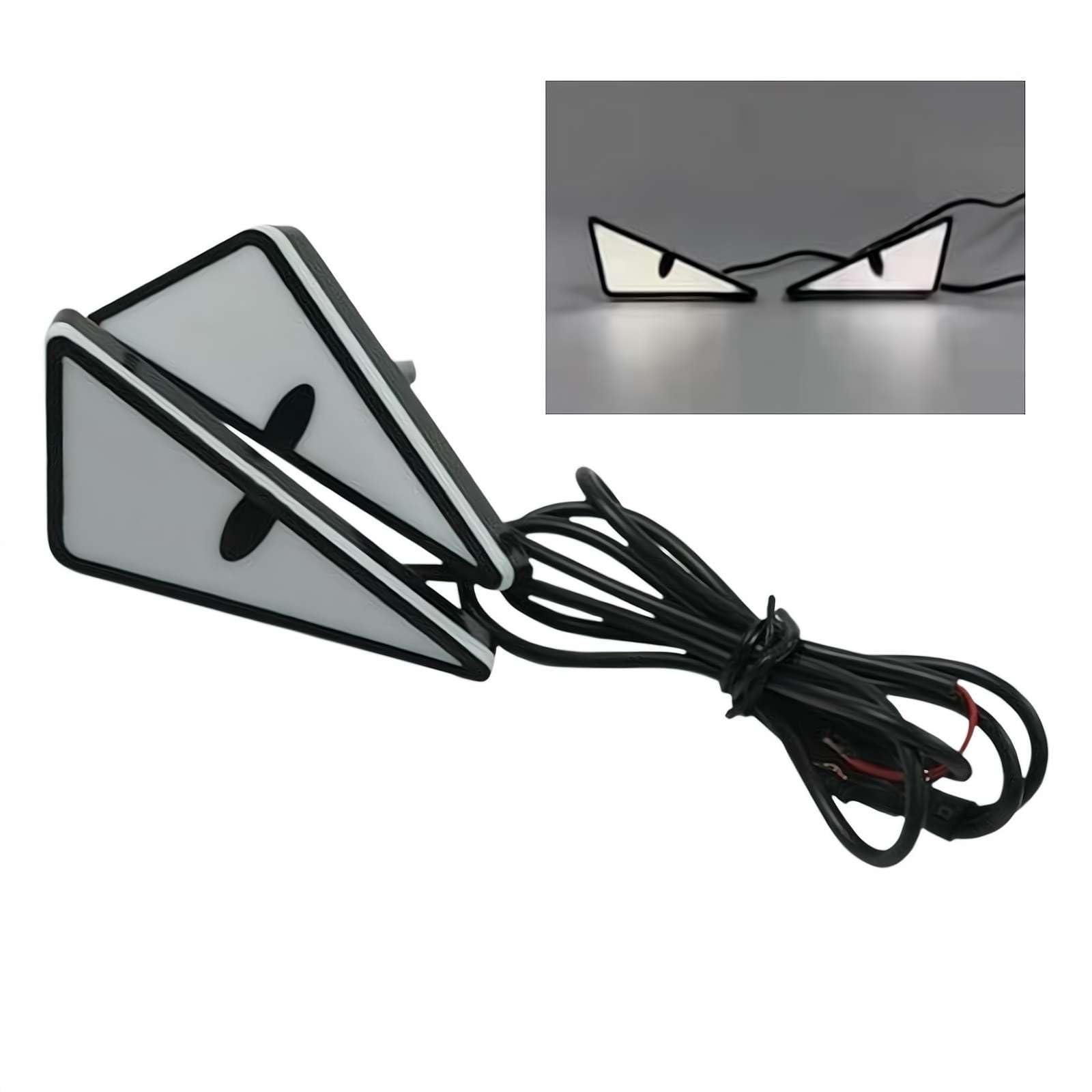 Cikiki USB Devil Eye Scheinwerfer, 2024 Neue Universal Motorrad LED Dämonenauge Licht, 12V LED Devil Eye Motorrad Scheinwerfer für jedes Motorrad Modell, DIY Auto Zubehör Cikiki USB Devil Eye Scheinwerfer, 2024 Neue Universal Motorrad LED Dämonenauge Licht, 12V LED Devil Eye Motorrad Scheinwerfer für jedes Motorrad Modell, DIY Auto Zubehör von Cikiki