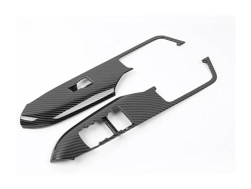 Fensterheber Hauptschalter Abdeckung Für F&ord Für Mustang 2015-2023 Autotürgriff Armlehne Panel Fensterheber Schalter Knopf Rahmenabdeckung Verkleidung(Carbon Fiber Pattern) von Ciloc