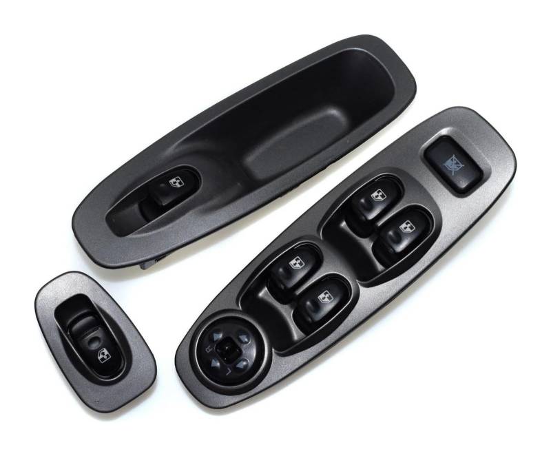 Fensterheber Hauptschalter Abdeckung Für Hyundai Für Accent 2000-2005 Elektrischer Fensterheberschalter 93570-25000 9358025015 8536509065(A Set 3 Sides) von Ciloc