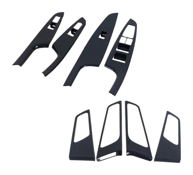Fensterheber Hauptschalter Abdeckung Für Hyundai Für Tucson 2015-2020 Auto Innen Tür Griffe Panel Schalter TrimInterior Aufkleber(1set With Button) von Ciloc