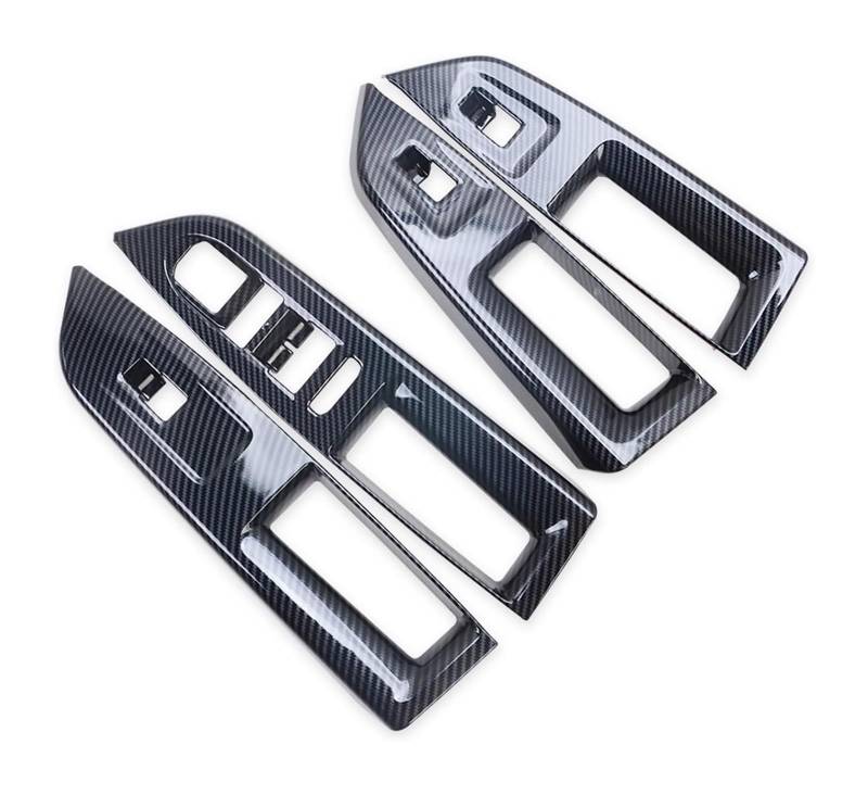 Fensterheber Hauptschalter Abdeckung Für VW Für G&olf 8 MK8 Pro R 2021-2023 Autotür Armlehne Fensterheber Schalter Knopf Panel Abdeckung Trim Auto Innen Aufkleber von Ciloc