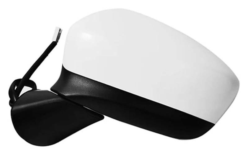 Für Mazda Für Cx5 2012-2015 8 Pin Auto Rückspiegel Auto Elektrische Klapp Blinker Einstellung Objektiv Heizung Komplett- Außenspiegel(Weiß,L) von Ciloc