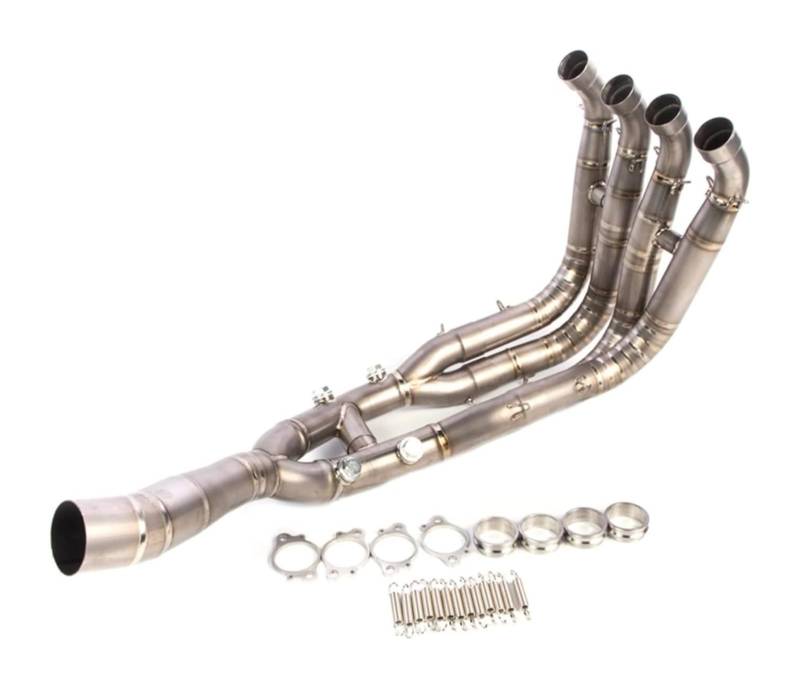 Motorrad Auspuff Mittelrohr Für B&MW S1000RR 2019 2020 2021 2022 Slip-on-Auspuff Motorradauspuff Titanlegierung Rohr Header Link Pipe von Ciloc