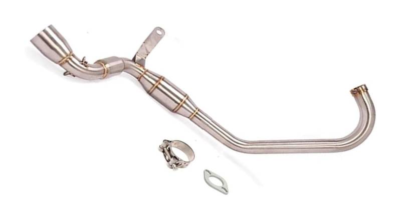 Motorrad Auspuff Mittelrohr Für CBF190TR CB190R 2019 2020 Motorradauspuff Modifizierte Fluchtsysteme Vorne Mittelverbindungsrohr 51mm Schalldämpfer Slip-On von Ciloc