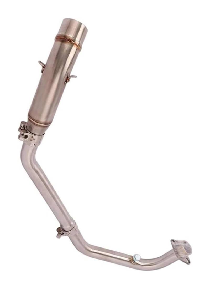 Motorrad Auspuff Mittelrohr Für CBR125 CBR125R CB125R CBR 125R CB 125 2017-2021 Slip-On Motorrad Auspuff Flucht Schalldämpfer Ändern Vorne Mitte Link Rohr von Ciloc