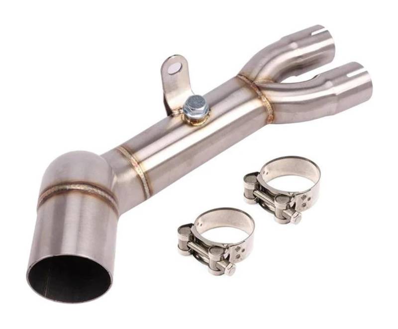 Motorrad Auspuff Mittelrohr Für Cb1000R 2009-2018 Slip On Motorradauspuff Espaces Edelstahl Mid Link Pipe Connect Schalldämpfer von Ciloc