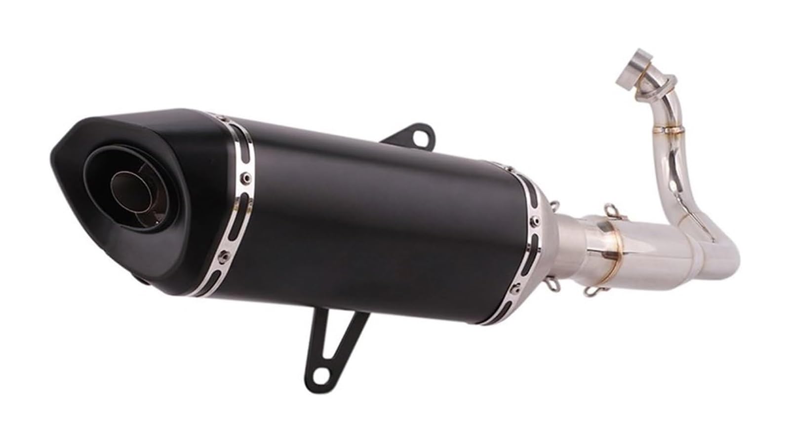 Motorrad Auspuff Mittelrohr Für FO&RZA 300 NSS350 2018-2020 Vollsystem-Motorradauspuff Flucht Ändern Verbindungsrohr Carbonfaser-Schalldämpfer DB-Killer(3) von Ciloc