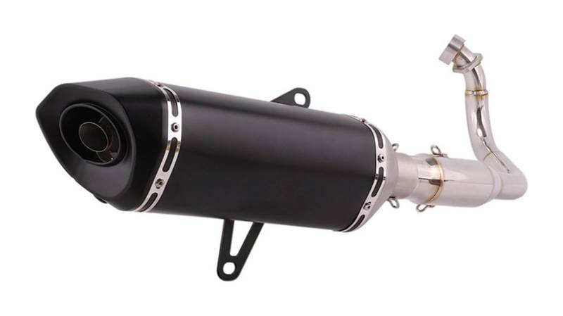 Motorrad Auspuff Mittelrohr Für FO&RZA 300 NSS350 2018-2020 Vollsystem-Motorradauspuff Flucht Ändern Verbindungsrohr Carbonfaser-Schalldämpfer DB-Killer(3) von Ciloc