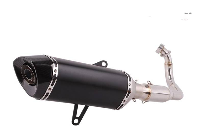 Motorrad Auspuff Mittelrohr Für FO&RZA 300 NSS350 2018-2020 Vollsystem-Motorradauspuff Flucht Ändern Verbindungsrohr Carbonfaser-Schalldämpfer DB-Killer(4) von Ciloc