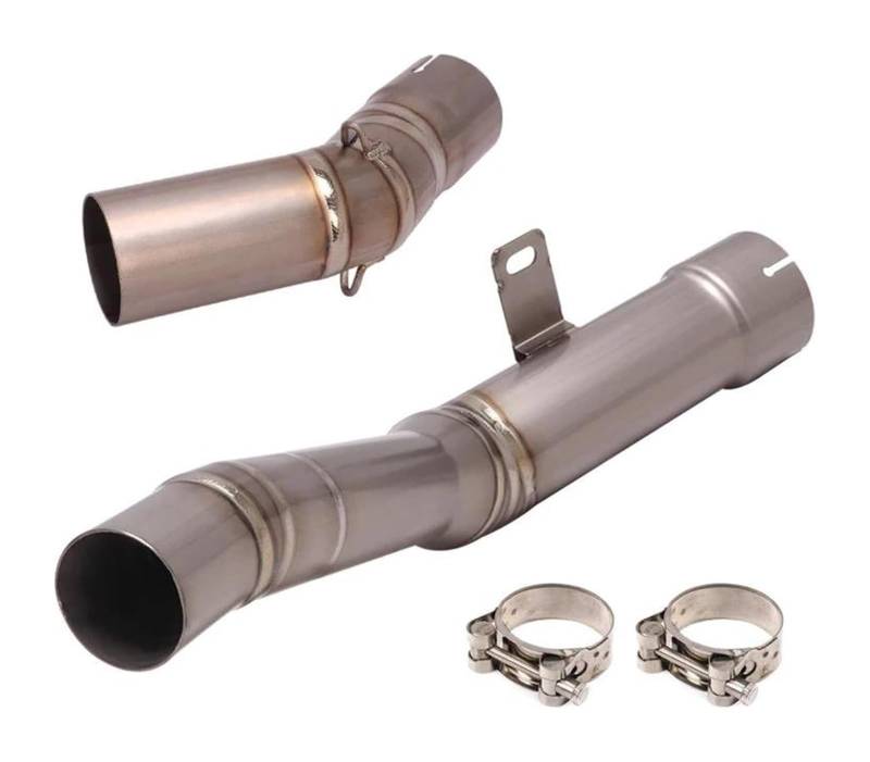 Motorrad Auspuff Mittelrohr Für Kawa&saki Für Ninja Zx-10R Zx10R Zx 10R 2021-2024 Motorrad Auspuff Escape Mid Rohr Verbinden 50,8 MM Schalldämpfer(C) von Ciloc