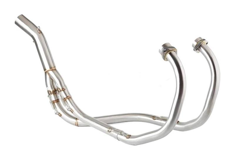 Motorrad Auspuff Mittelrohr Für Kawa&saki KLE 500 KLE500 1991-2007 Slip-on Motorradauspuff Flucht Schalldämpfer Header Link Pipe 51mm Motorradauspuff Endschalldämpfer von Ciloc