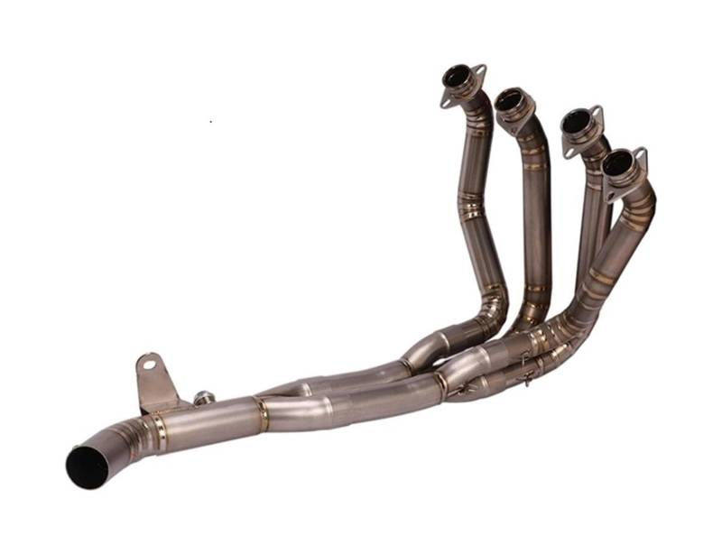 Motorrad Auspuff Mittelrohr Für Kawa&saki Z900 2017-2019 Schalldämpfer Motorrad Slip-On Auspuff Vollsystem Schalldämpfer Front Header Rohr Rohr(4) von Ciloc