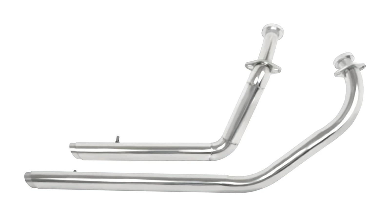 Motorrad Auspuff Mittelrohr Für Suz&uki Für B&oulevard C50 C50T 2005-2024 C50C 2006-2024 M50 2005-2024 VL800 2001-2024 Motorrad Auspuffrohr Schalldämpfer(Chrom) von Ciloc